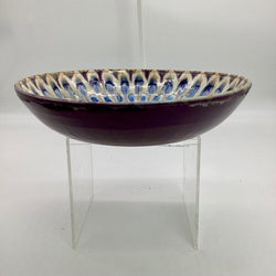 Merlot Peacock Serving Bowl - view 3