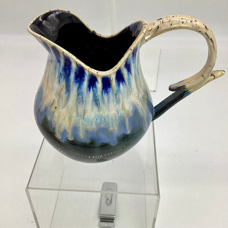 Sapphire Peacock Pitcher