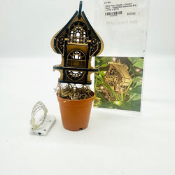 Plant Fairy House - Curved Roof - Unpainted - view 3