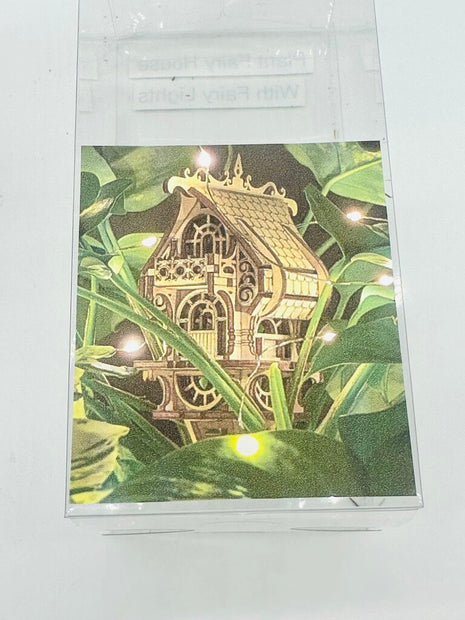 Plant Fairy House - Curved Roof - Unpainted