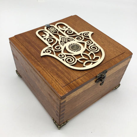 Rustic Hamsa Hand Box