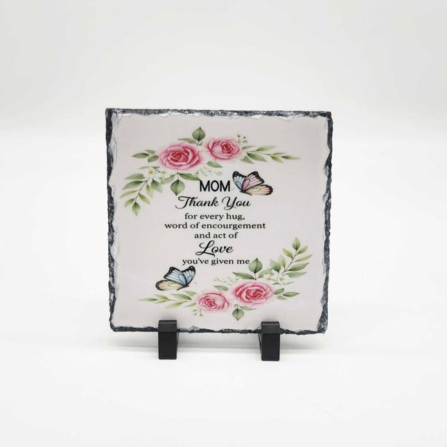 Shelf sitter- Thank you Mom slate