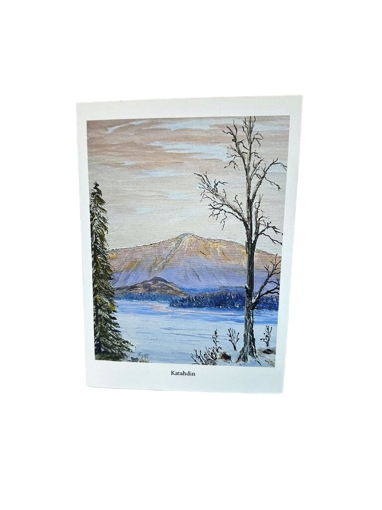 Katahdin Blank Greeting Card