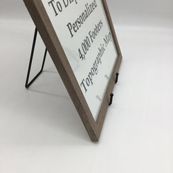 4,000 Footer Picture Frame Stand for Personalized Edition Topographic Maps - view 3