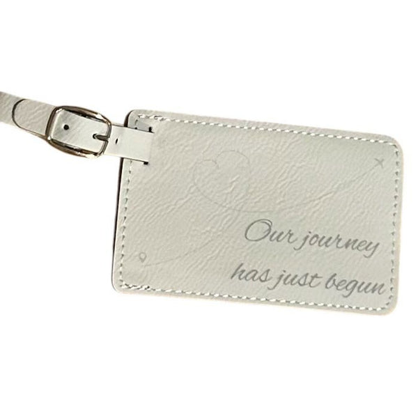 Luggage Tag Our Journey White