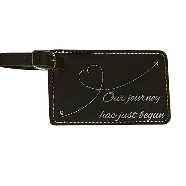 Luggage Tag Our Journey Black