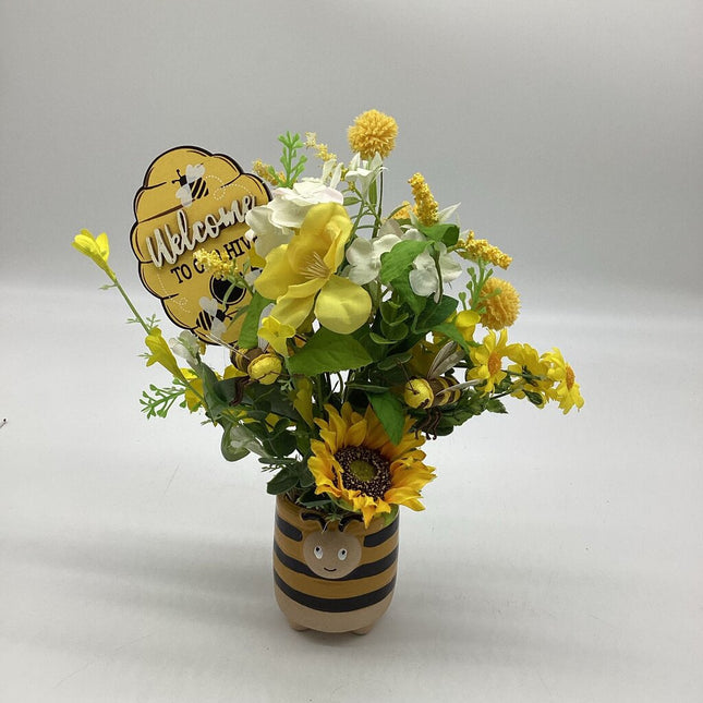 Bee Container Floral