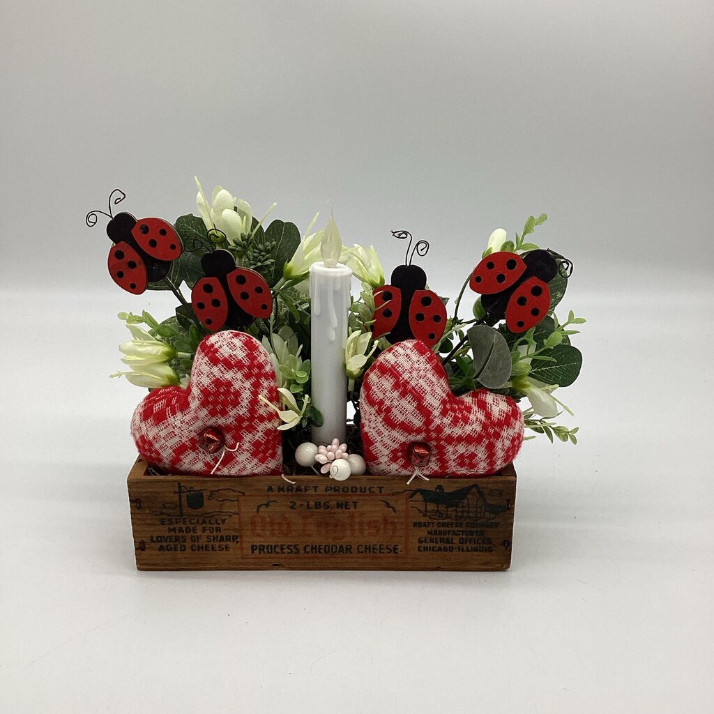 Red Heart Ladybug Cheesebox