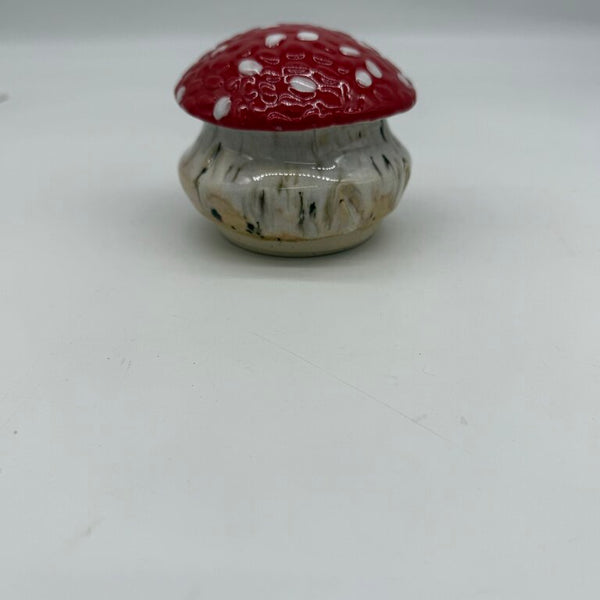 Mushroom Jar-red top