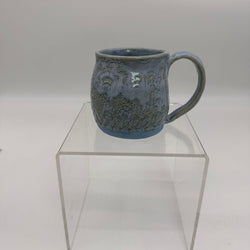 Blue Lace Mug and coaster - view 2