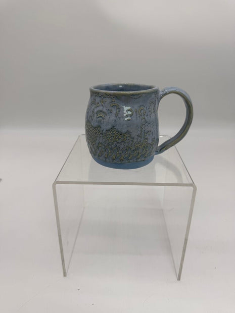 Blue Lace Mug and coaster