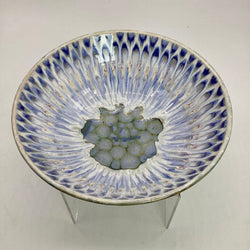 Peacock Bowl- Merlot/Artic Blue - view 2