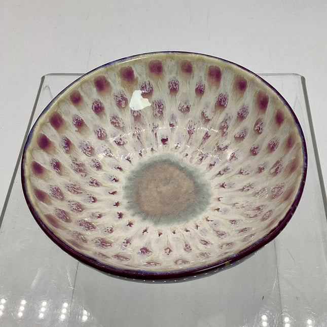 Ring Bowl- Purple Peacock/Hydrangea