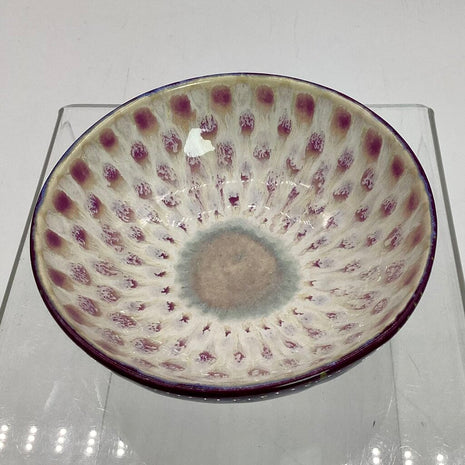 Ring Bowl- Purple Peacock/Hydrangea