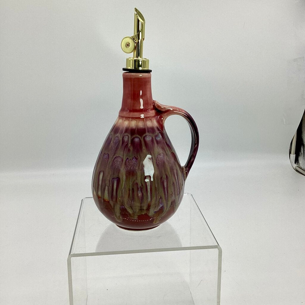 Oil Cruet- Plum/Red RHC