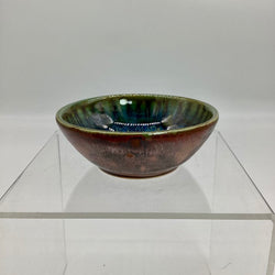 Ring Bowl- Green/Copper FP - view 3