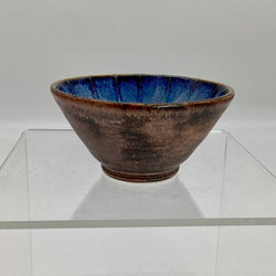 Ring Bowl- Blue/Copper FP - view 3