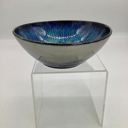 Serving Bowl- Sapphire/Silver FP - view 3