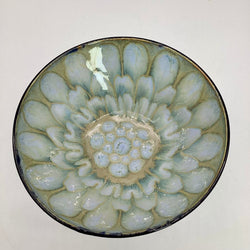 Serving Bowl- Ice/Copper FP - view 2
