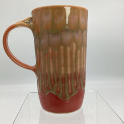 Travel Mug- Coral/Orange FP - view 3