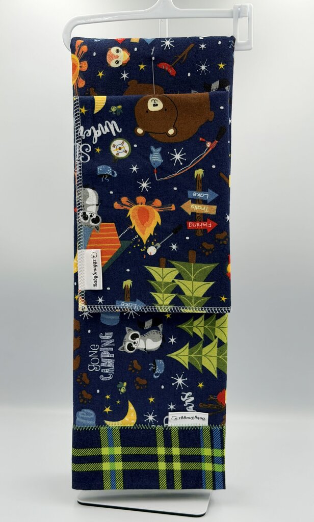 Baby Blanket with Matching Burp Cloth