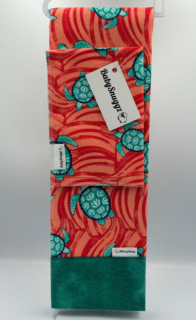 Baby Blanket with Matching Burp Cloth