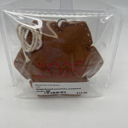 Gingerbread snowflake ornament - view 2