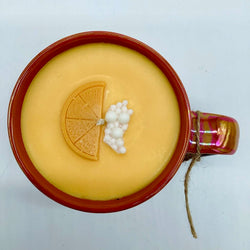 Mimosa (Iridescent Orange Mug) - Mug Candle - 100% Soy Wax - view 3