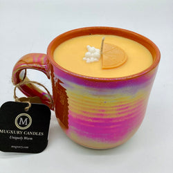 Mimosa (Iridescent Orange Mug) - Mug Candle - 100% Soy Wax - view 2