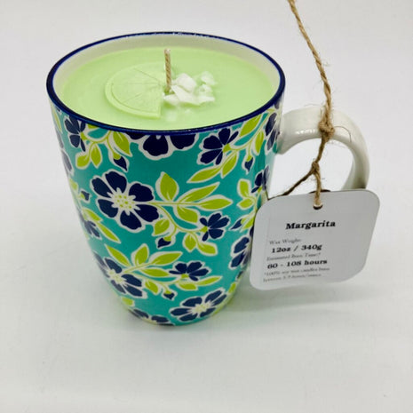 Margarita (Mosaic Mug - mug design may vary) - Mug Candle - 100% Soy Wax