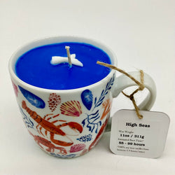 High Seas (Sea Life Mug) - Mug Candle - 100% Soy Wax - view 3