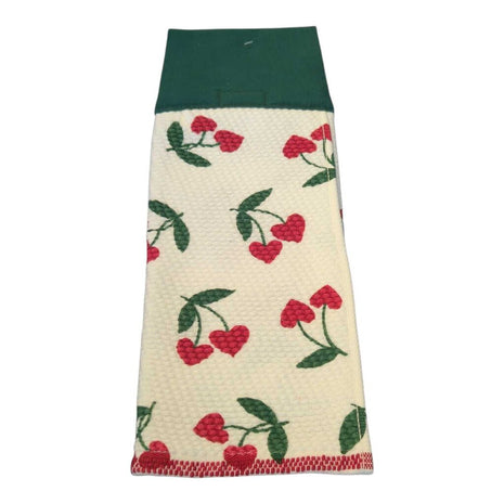 Hanging Towel-Cherry Hearts