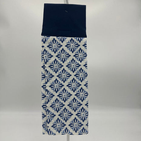 Hanging Towel-Blue Square Design