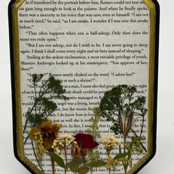 Book Floral Art Sign - view 1