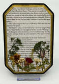 Book Floral Art Sign