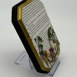 Book Floral Art Sign - view 2