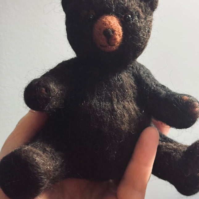 Mary Ellen's Felted black bear