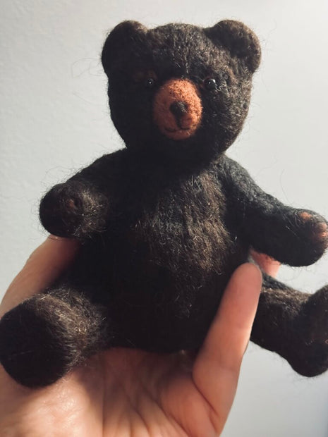Mary Ellen's Felted black bear