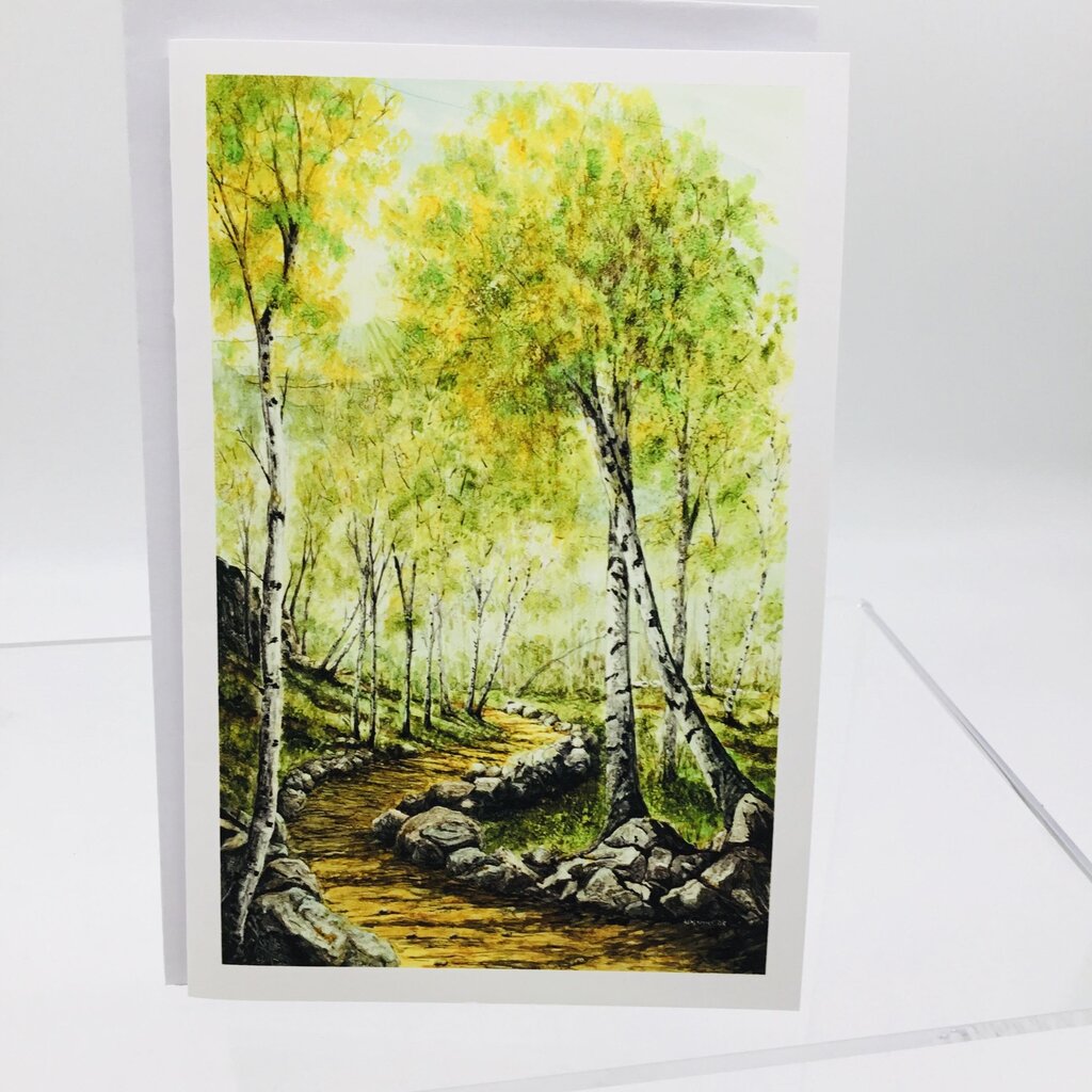Notecards- 4x6 Peace Among the Birches w/envelopes