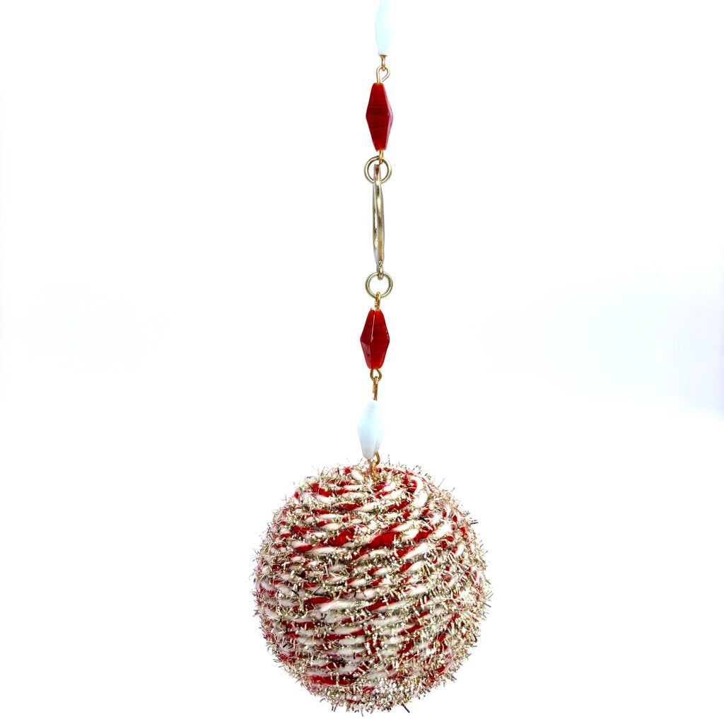 Upcycled jewelry ornament