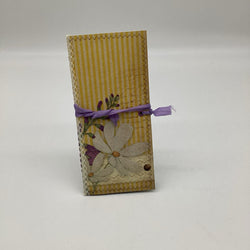 Sparkle flower handmade journal - view 1