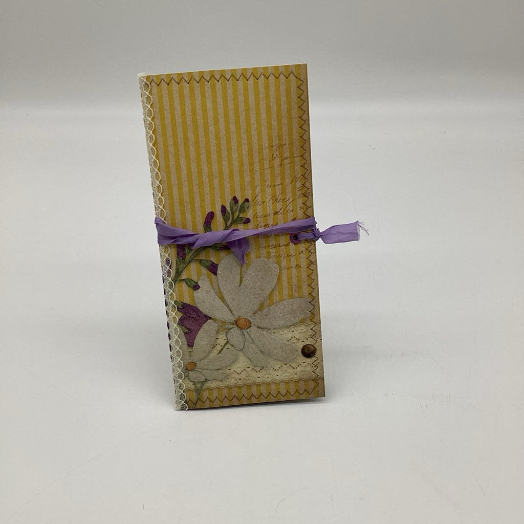 Sparkle flower handmade journal