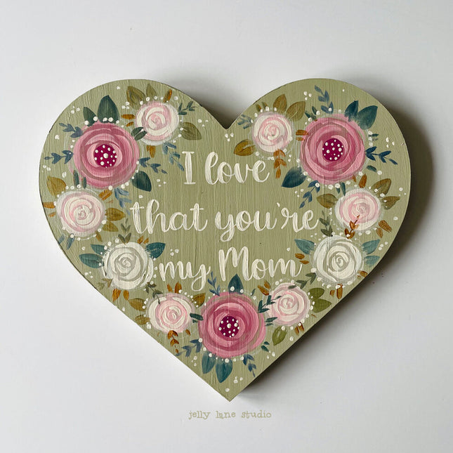 FLORAL HEART - MOM