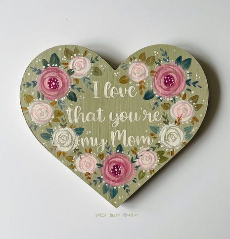 FLORAL HEART - MOM