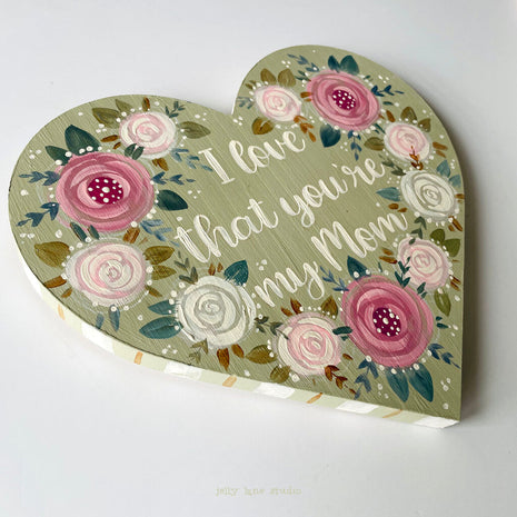FLORAL HEART - MOM