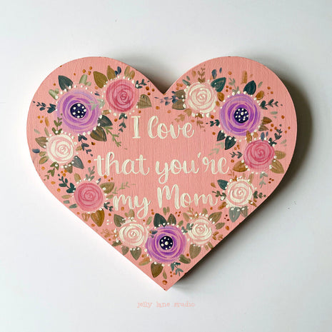 FLORAL HEART - MOM
