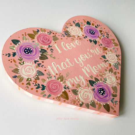 FLORAL HEART - MOM