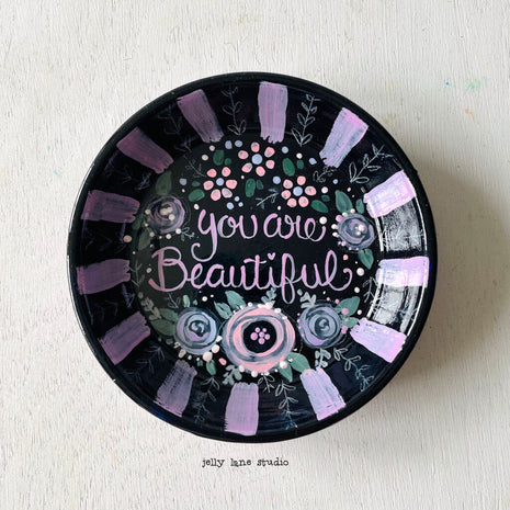 FLORAL TRINKET TRAY- BEAUTIFUL