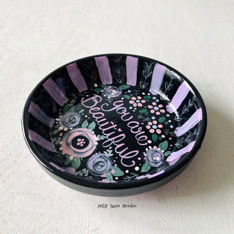 FLORAL TRINKET TRAY- BEAUTIFUL