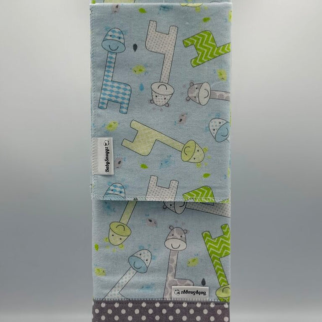 Baby Blanket with Burp Cloth Set